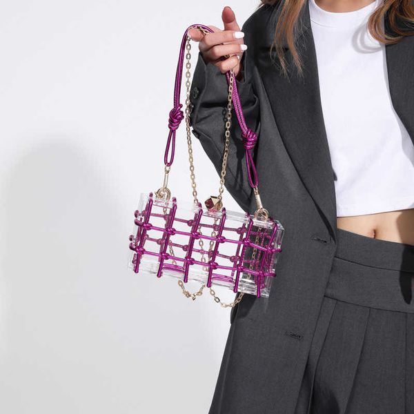 barbiecoress small fresh weaving hollow out new style bag korean edition internet red handheld acrylic transparent box bag chain strap cross
barbiecoress small fresh weaving hollow out new style bag korean edition internet red handheld acrylic transparent box bag chain strap cross