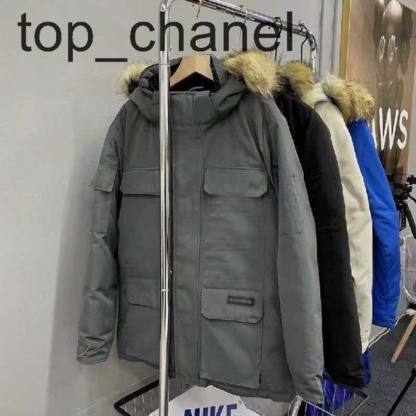 mens down jacket canada puffer coat parka hooded pattern epauleur embroidery fashion 08 expedition jackets goose couple extra thick coat win, Black
mens down jacket canada puffer coat parka hooded pattern epauleur embroidery fashion 08 expedition jackets goose couple extra thick coat win, Black