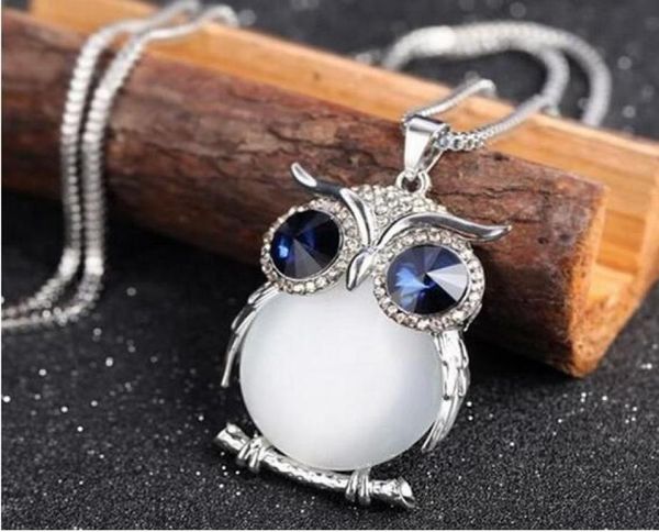 new style charmant women necklace owl pendant rhinestone sweater chain long necklaces jewelry ornaments exquisite torque trinket g5400320, Silver
new style charmant women necklace owl pendant rhinestone sweater chain long necklaces jewelry ornaments exquisite torque trinket g5400320, Silver