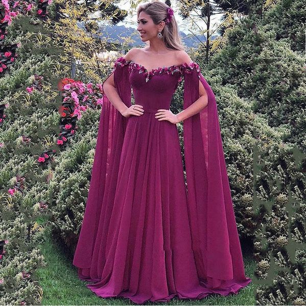 2023 off the shoulder 3d flowers long prom dresses chiffon special occasion party gowns vestidos de fiesta, Black 
2023 off the shoulder 3d flowers long prom dresses chiffon special occasion party gowns vestidos de fiesta, Black