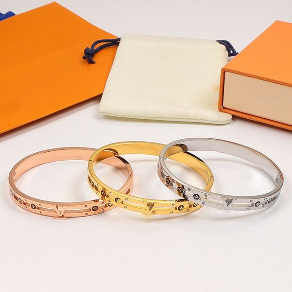 designer bracelets classic diamond steel seal european fashion new titanium steel bracelet for women wide hand strap brown flower pattern go, Golden;silver
designer bracelets classic diamond steel seal european fashion new titanium steel bracelet for women wide hand strap brown flower pattern go, Golden;silver