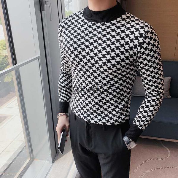 men's sweaters men clothing autumn winter knitting sweatermale slim fit plaid fashion pullover men's casual knit shirt j0802, White;black
men's sweaters men clothing autumn winter knitting sweatermale slim fit plaid fashion pullover men's casual knit shirt j0802, White;black