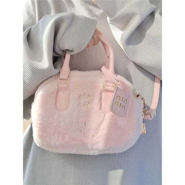 designer bags miui tote plush bag women cute girl plush bag commuter shoulder crossbody bag qeun