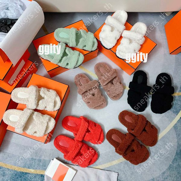 designer slippers men women wool skin chypre slipper soft furry sandals winter warm flat slides ladies home sandal with box 35-44, Black
designer slippers men women wool skin chypre slipper soft furry sandals winter warm flat slides ladies home sandal with box 35-44, Black
