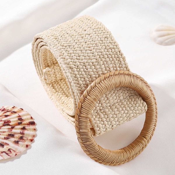 summer bohemia fake straw elastic braided belts for kid round square buckle wide belt beach vacation female waistband sale, Black
summer bohemia fake straw elastic braided belts for kid round square buckle wide belt beach vacation female waistband sale, Black