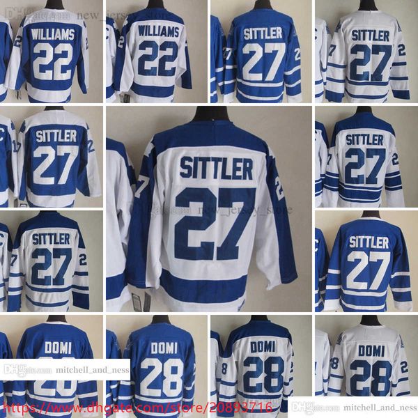 movie vintage hockey 27 darryl sittler jerseys ccm embroidery 28 tie domi 22 tiger williams jersey white blue green, Black;red
movie vintage hockey 27 darryl sittler jerseys ccm embroidery 28 tie domi 22 tiger williams jersey white blue green, Black;red