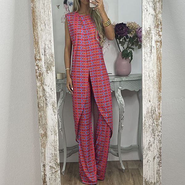 women s two piece pant slim set vintage graphic print long shirts split summer irregular sleeveless o neck straight suit 230801, White
women s two piece pant slim set vintage graphic print long shirts split summer irregular sleeveless o neck straight suit 230801, White