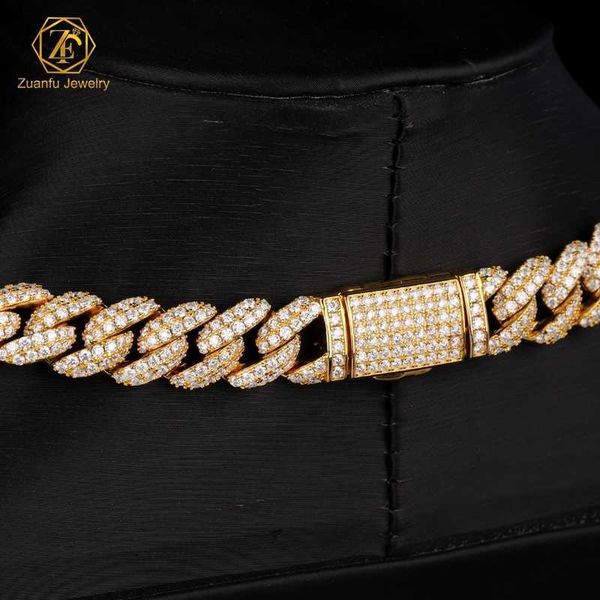 925 silver moissanite real diamond cuban chain iced out hip hop jewelry 18k gold plated moissanite cuban link chain necklace
925 silver moissanite real diamond cuban chain iced out hip hop jewelry 18k gold plated moissanite cuban link chain necklace