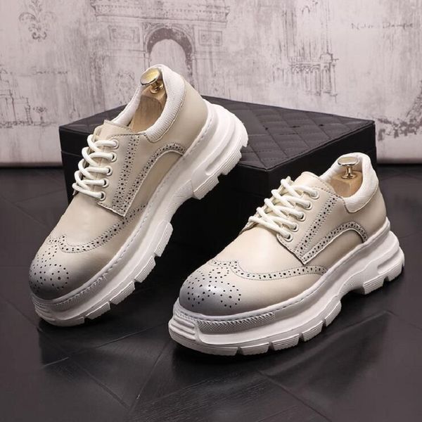 mens casual leather shoes thick soled formal shoes fashion brogue shoes elegant leisure walk oxford male shoes 1aa29, Black
mens casual leather shoes thick soled formal shoes fashion brogue shoes elegant leisure walk oxford male shoes 1aa29, Black