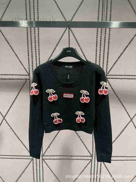 women's knits & tees designer early autumn new heavy industry stereoscopic cherry round neck knit short design chest square fabric labe, White
women's knits & tees designer early autumn new heavy industry stereoscopic cherry round neck knit short design chest square fabric labe, White