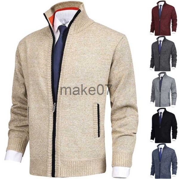 men's sweaters new men's solid sweater stand up collar fashion cardigan sweaters knitted large size knitwear jacket for men j23080, White;black
men's sweaters new men's solid sweater stand up collar fashion cardigan sweaters knitted large size knitwear jacket for men j23080, White;black