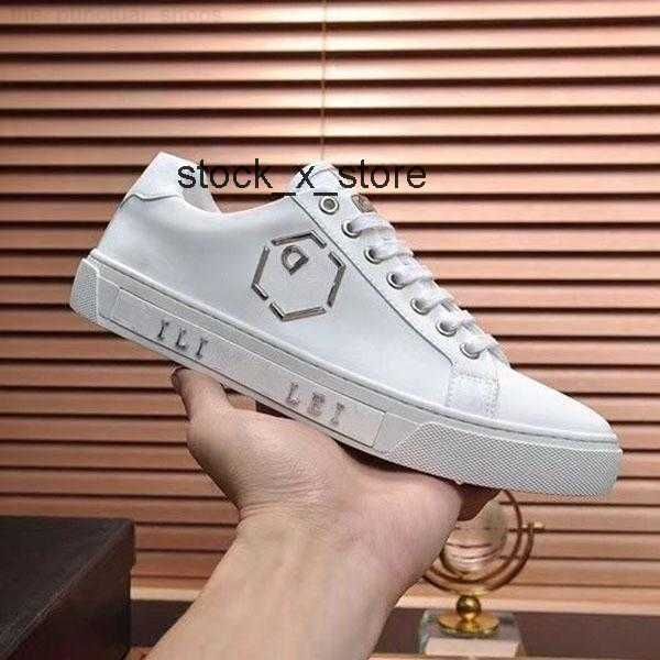 sneakers fashion men shoes men leather lace up platform oversized sole plein white casual philipps shoes printed eu38-45, Black
sneakers fashion men shoes men leather lace up platform oversized sole plein white casual philipps shoes printed eu38-45, Black