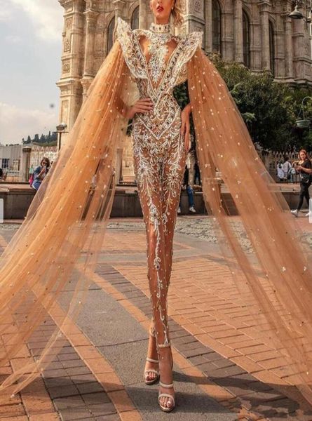 luxury 2020 jumpsuits prom dresses with cape high neck lace appliqued beading party gowns turkish vestidos formal dress evening we6279737, Black
luxury 2020 jumpsuits prom dresses with cape high neck lace appliqued beading party gowns turkish vestidos formal dress evening we6279737, Black
