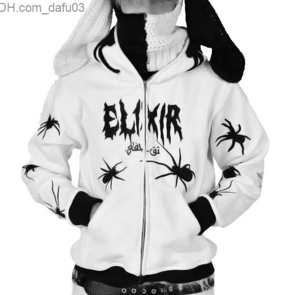 men's hoodies sweatshirts new full zip hoodie men's long sleeve spider printed goth sweatshirt super dalian hoodie sweater harajuk, Black
men's hoodies sweatshirts new full zip hoodie men's long sleeve spider printed goth sweatshirt super dalian hoodie sweater harajuk, Black