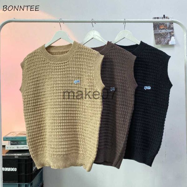 men's sweaters sweater vest men autumn designer bf oneck knitwear high street simply allmatch retro kpop stylish casual handsome hipste, White;black
men's sweaters sweater vest men autumn designer bf oneck knitwear high street simply allmatch retro kpop stylish casual handsome hipste, White;black