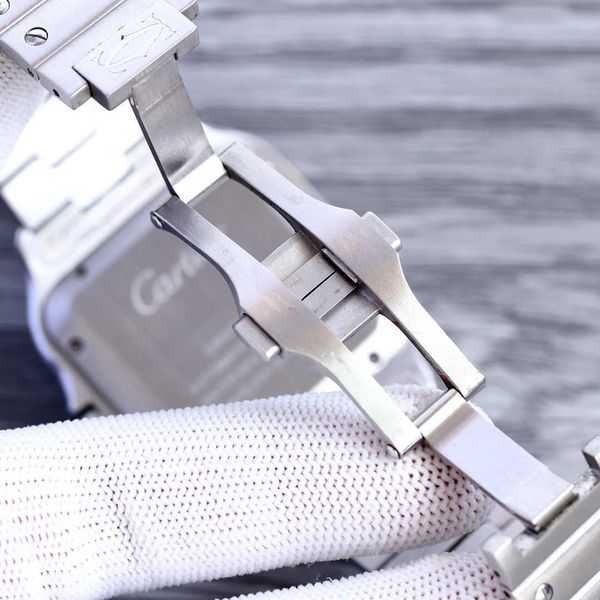 classic elegance wrist watch santos women men watches 22ds mechanical movement motre prx de luxe with box, Slivery;golden
classic elegance wrist watch santos women men watches 22ds mechanical movement motre prx de luxe with box, Slivery;golden