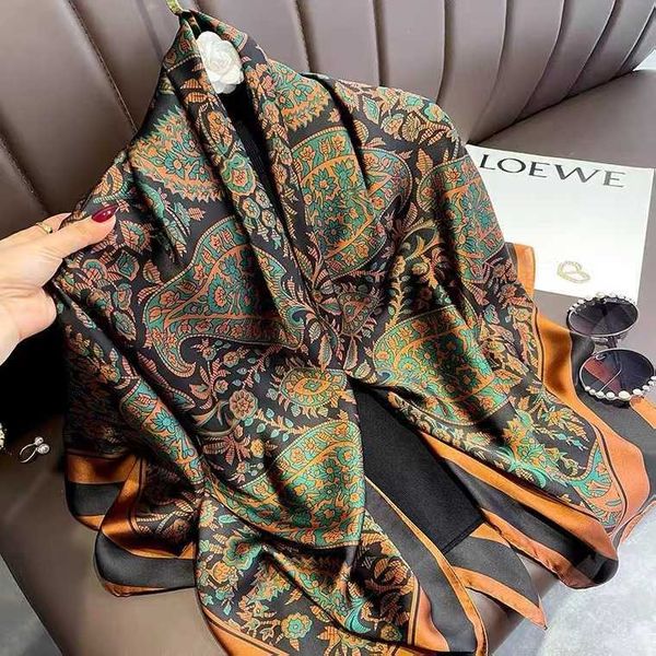 scarves cravat spring and autumn new 110 square cashew fruit flower satin face scarf lijin forged imitation silk headband s11022, Blue;gray
scarves cravat spring and autumn new 110 square cashew fruit flower satin face scarf lijin forged imitation silk headband s11022, Blue;gray
