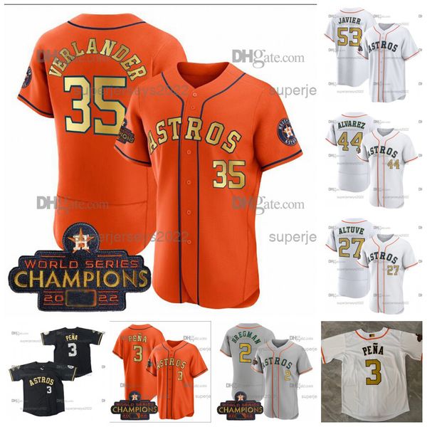 35 justin verlander astros 2023 gold program jersey jeremy pena yordan alvarez jose altuve kyle tucker alex bregman martin maldonado cristia, Blue;black
35 justin verlander astros 2023 gold program jersey jeremy pena yordan alvarez jose altuve kyle tucker alex bregman martin maldonado cristia, Blue;black