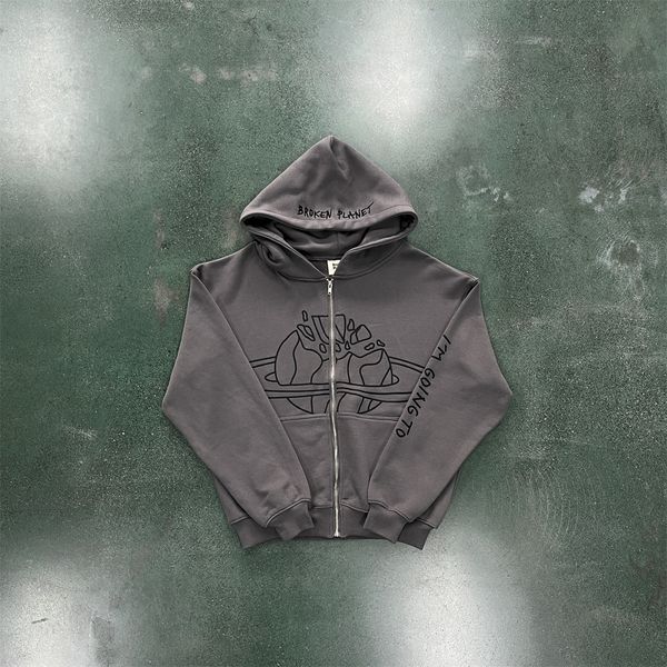 men's tracksuits broken planet zip up hoodie foam printed jogging pants eu sizes xs xl 230802, Gray
men's tracksuits broken planet zip up hoodie foam printed jogging pants eu sizes xs xl 230802, Gray