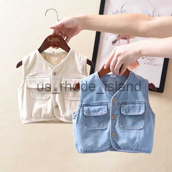 vest plain toddler and baby girls boys vest single-breasted denim child waistcoat spring autumn for 1-7 years x0802, Blue
vest plain toddler and baby girls boys vest single-breasted denim child waistcoat spring autumn for 1-7 years x0802, Blue