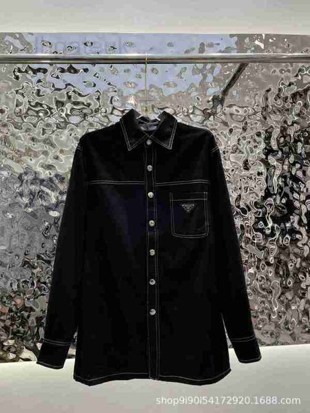 women's jackets designer early autumn new niche design classic triangle logo washed denim shirt jacket fashionable versatile b0g5, Black;brown
women's jackets designer early autumn new niche design classic triangle logo washed denim shirt jacket fashionable versatile b0g5, Black;brown