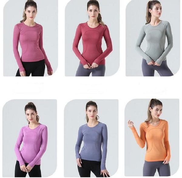 align women's yoga long sleeves solid color nude sports shaping waist tight fitness loose jogging sportswear women's high quality
align women's yoga long sleeves solid color nude sports shaping waist tight fitness loose jogging sportswear women's high quality