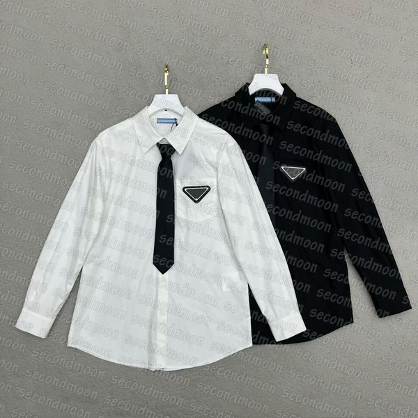 women t shirt with necktie summer breathable t shirts lapel neck tees long sleeve tee, White
women t shirt with necktie summer breathable t shirts lapel neck tees long sleeve tee, White