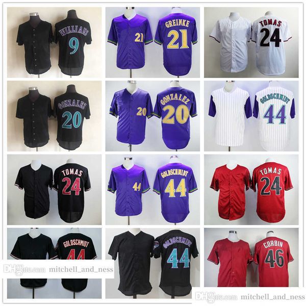 vintage movie baseball wears jersey 9 matt williams 20 luis gonzalez 21 zack greinke 24 yasmany tomas 44 paul goldschmidt 46 patrick corbin, Blue;black
vintage movie baseball wears jersey 9 matt williams 20 luis gonzalez 21 zack greinke 24 yasmany tomas 44 paul goldschmidt 46 patrick corbin, Blue;black