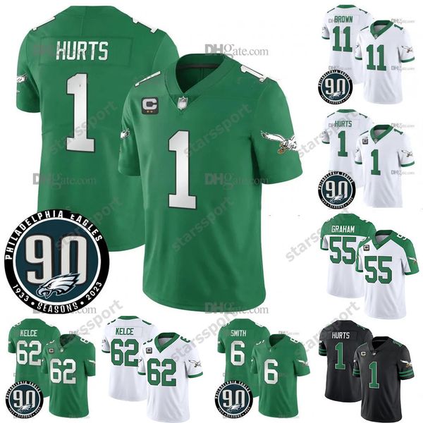 1 jalen hurts 62 jason kelce football jersey custom 11 aj brown nolan devonta smith dandre swift jalen carter brandon graham haason reddick, Black;red
1 jalen hurts 62 jason kelce football jersey custom 11 aj brown nolan devonta smith dandre swift jalen carter brandon graham haason reddick, Black;red