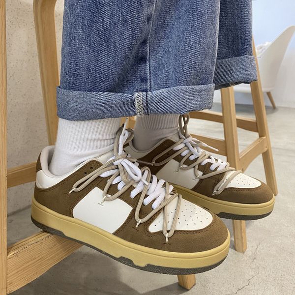 dress shoes chunky lace up men sneakers zapatillas mujer light flat ladies outdoor luxury running women chaussure femme 230801, Black
dress shoes chunky lace up men sneakers zapatillas mujer light flat ladies outdoor luxury running women chaussure femme 230801, Black