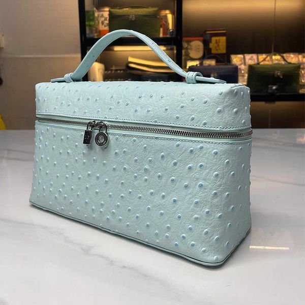 lp summer new high-end ostrich print handbag leather crossbody bag makeup boom lunch box bag 230731
lp summer new high-end ostrich print handbag leather crossbody bag makeup boom lunch box bag 230731