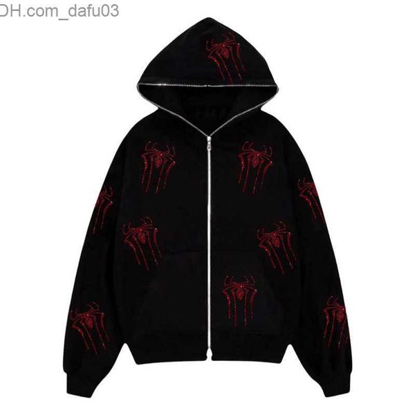 men's hoodies sweatshirts rhinestone star print new gothic punk fashion casual sweatshirt y2k women's zipper long sleeve super lar, Black
men's hoodies sweatshirts rhinestone star print new gothic punk fashion casual sweatshirt y2k women's zipper long sleeve super lar, Black