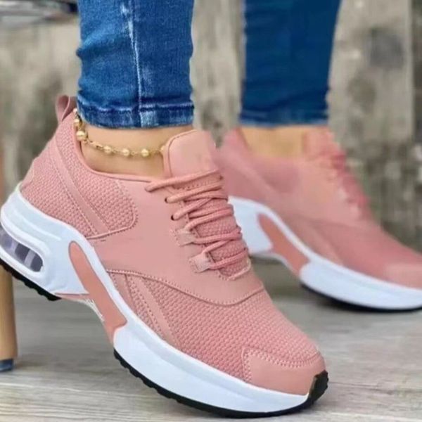 dress shoes ladies sneakers spring and autumn lace up wedge platform outdoor fashion air cushion casual runing 230801, Black
dress shoes ladies sneakers spring and autumn lace up wedge platform outdoor fashion air cushion casual runing 230801, Black