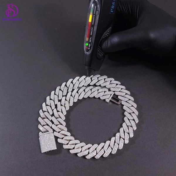 jewelry hip hop 925 silver necklace 8mm iced out vvs diamond moissanite cuban link chain
jewelry hip hop 925 silver necklace 8mm iced out vvs diamond moissanite cuban link chain
