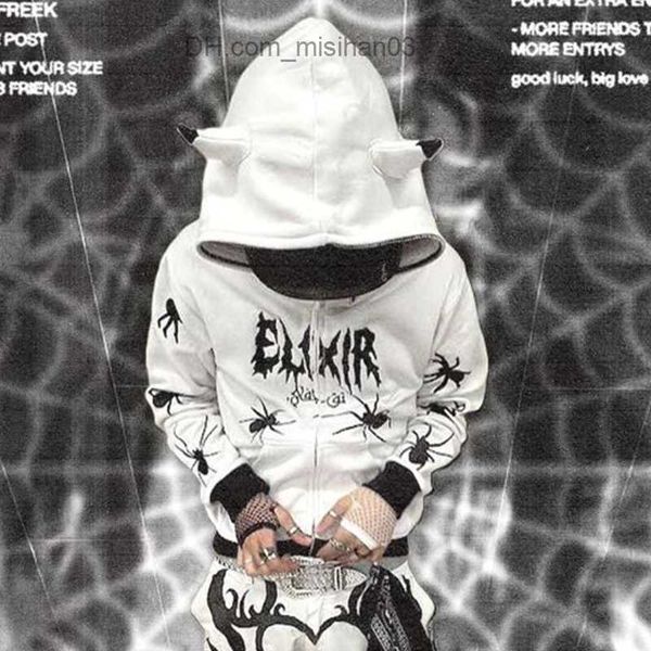 men's hoodies sweatshirts spider pattern zipper hoodie winter harajuku men's sweatshirt new y2k men's long sleeve zipper hood, Black
men's hoodies sweatshirts spider pattern zipper hoodie winter harajuku men's sweatshirt new y2k men's long sleeve zipper hood, Black