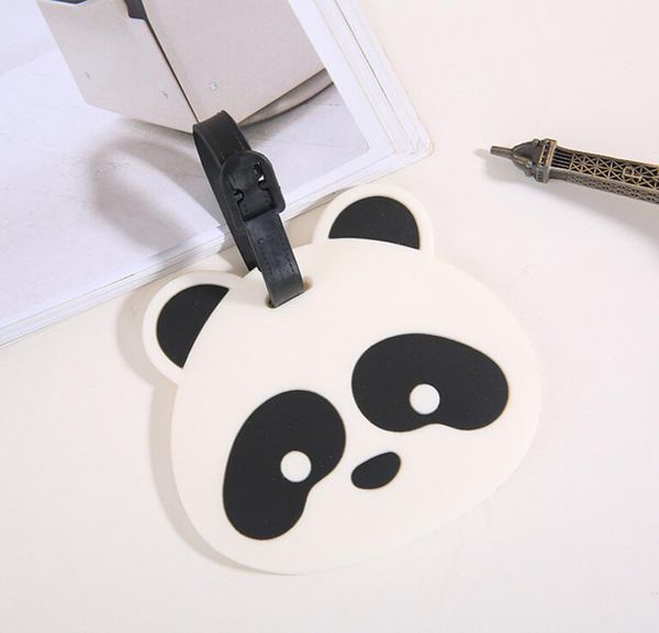 dhl500pcs bag parts pvc cartoon panda prints travel luggage tags mix style, Black
dhl500pcs bag parts pvc cartoon panda prints travel luggage tags mix style, Black