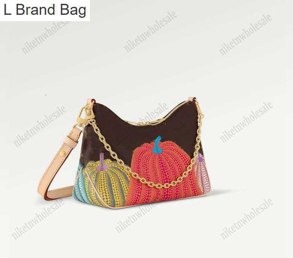 l bag pumpkin print yk boulogne bag m46470 yayoi kusama designer shoulder bags with chain colorful functional crossbody gpko, Black
l bag pumpkin print yk boulogne bag m46470 yayoi kusama designer shoulder bags with chain colorful functional crossbody gpko, Black