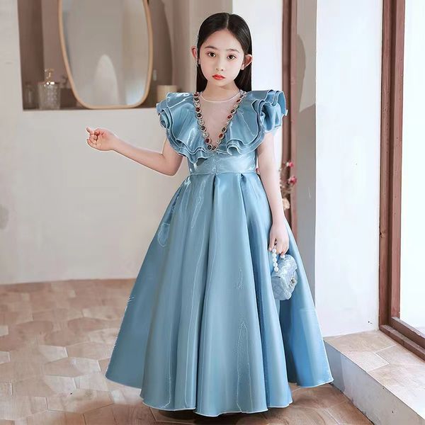 2023 cute flower girl dresses appliqued beaded feather girl pageant gown color diamond ruffle sweep train custom made birthday gowns toddler, White;blue
2023 cute flower girl dresses appliqued beaded feather girl pageant gown color diamond ruffle sweep train custom made birthday gowns toddler, White;blue