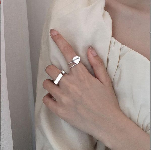 designer luxury jewelry for women party vintage finger ring titanium steel s925 ring never fade not allergic ring, Silver
designer luxury jewelry for women party vintage finger ring titanium steel s925 ring never fade not allergic ring, Silver