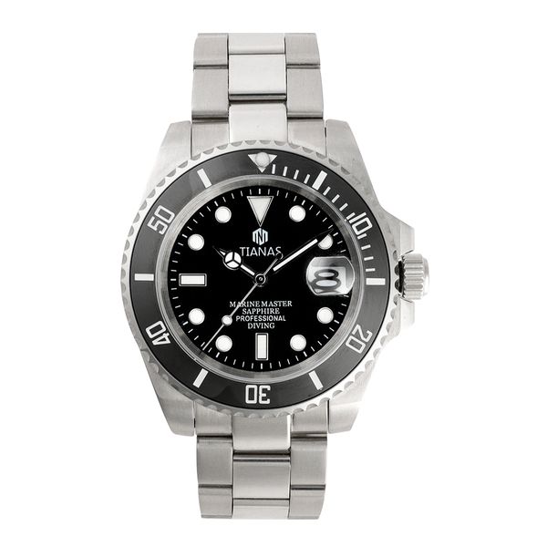 wristwatches tianas mens watch automatic date 50m waterproof quartz watches men 316l steel case sapphire diving clock men relogios masculino, Slivery;brown
wristwatches tianas mens watch automatic date 50m waterproof quartz watches men 316l steel case sapphire diving clock men relogios masculino, Slivery;brown