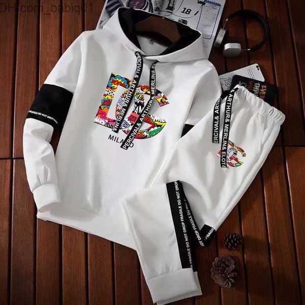 men's tracksuits spring fall men's clothing classic hooded sweatshirt+pants outdoor training tracksuit hoodies jogger trousers out, Gray
men's tracksuits spring fall men's clothing classic hooded sweatshirt+pants outdoor training tracksuit hoodies jogger trousers out, Gray