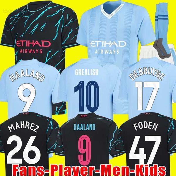 23 24 haaland soccer jerseys de bruyne mans cities grealish mahrez foden j.alvarez manchesters 2023 2024 fans player version football shirt, White;black
23 24 haaland soccer jerseys de bruyne mans cities grealish mahrez foden j.alvarez manchesters 2023 2024 fans player version football shirt, White;black