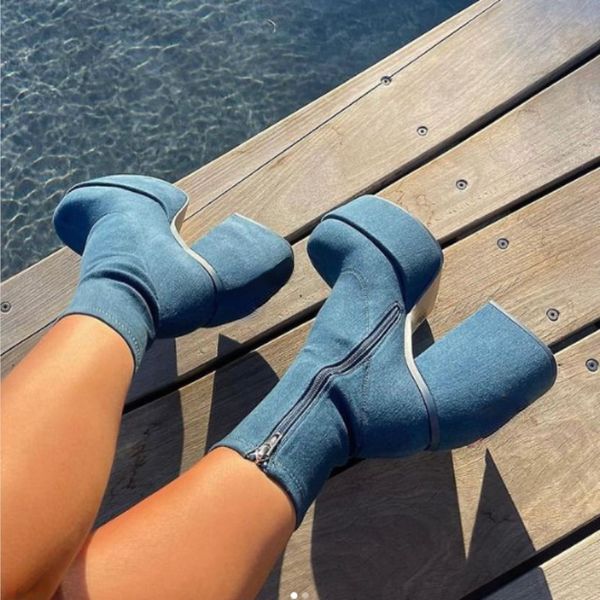 boots ankle women fashion high platform shaped heel chunky heels zipper designer shoes 44 230801, Black
boots ankle women fashion high platform shaped heel chunky heels zipper designer shoes 44 230801, Black