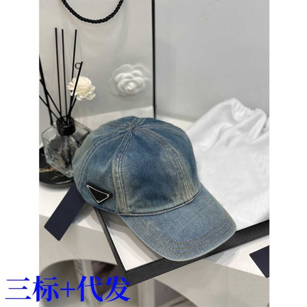 r luxury hat home p 2023 high edition couple made old washed denim baseball cap triangle cap, Blue;gray
r luxury hat home p 2023 high edition couple made old washed denim baseball cap triangle cap, Blue;gray