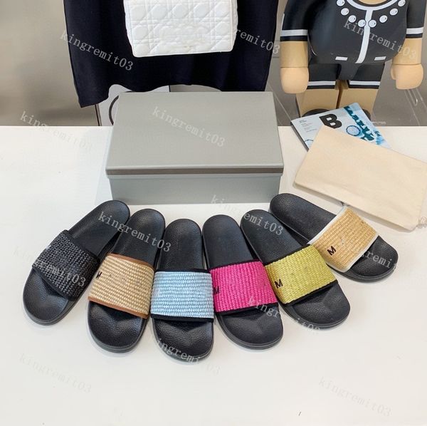 designer slippers flat sandals fashion woman low heel anti slip shoes braid classic luxury ladies summer beach wool thick bottom shoes, Black
designer slippers flat sandals fashion woman low heel anti slip shoes braid classic luxury ladies summer beach wool thick bottom shoes, Black