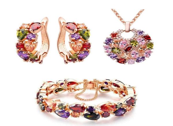 fashion multicolour cubic zirconia earrings necklace pendant bracelet rose gold plated jewelry sets women girl039s gift11515461359235, Black
fashion multicolour cubic zirconia earrings necklace pendant bracelet rose gold plated jewelry sets women girl039s gift11515461359235, Black