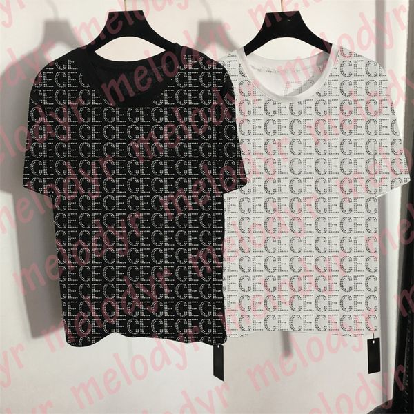 women rhinestone t shirts summer breathable short sleeve loose round neck diamond letter tees, White
women rhinestone t shirts summer breathable short sleeve loose round neck diamond letter tees, White