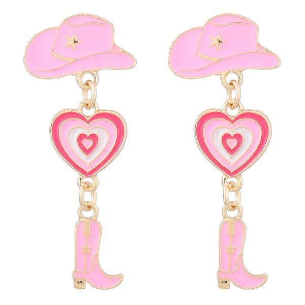 alloy oil dripping western cowboy hat boots love shaped earrings women europe america net red ear jewelry, Silver
alloy oil dripping western cowboy hat boots love shaped earrings women europe america net red ear jewelry, Silver