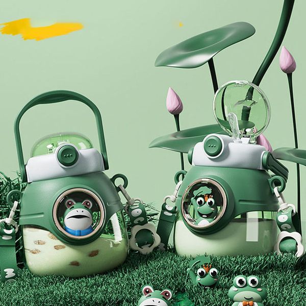 1100ml gua frog pot belly cup portable cartoon cute plastic cup creative children's kettle with straw water cup
1100ml gua frog pot belly cup portable cartoon cute plastic cup creative children's kettle with straw water cup