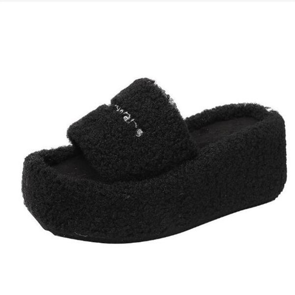 designer women shoes luxury slide wool sandals warm comfort platform slippers autumn winter outdoor slides scuffs lambs wool booties, Black
designer women shoes luxury slide wool sandals warm comfort platform slippers autumn winter outdoor slides scuffs lambs wool booties, Black